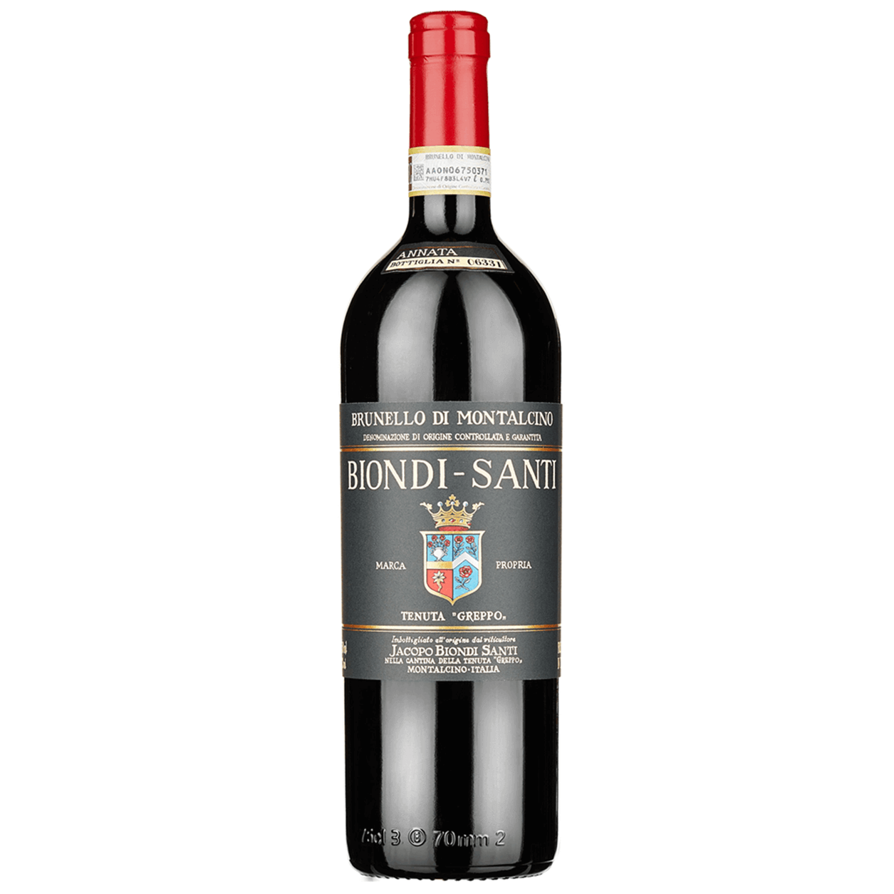 Bottiglia numero 32893 Lotto 8148.
Questa bottiglia proviene da nostre bottiglie "dimenticate" nella nostra cantina sotterranea.
Non possiamo garantire che a distanza di tanti anni il vino sia ancora perfettamente conservato.
Garantiamo che le condizioni della bottiglia sono come da descrizione e fotografia n°2-3-4 presente nella pagina del prodotto.
La vendita di questa bottiglia è quindi soggetta alla clausola “come visto e piaciuto".