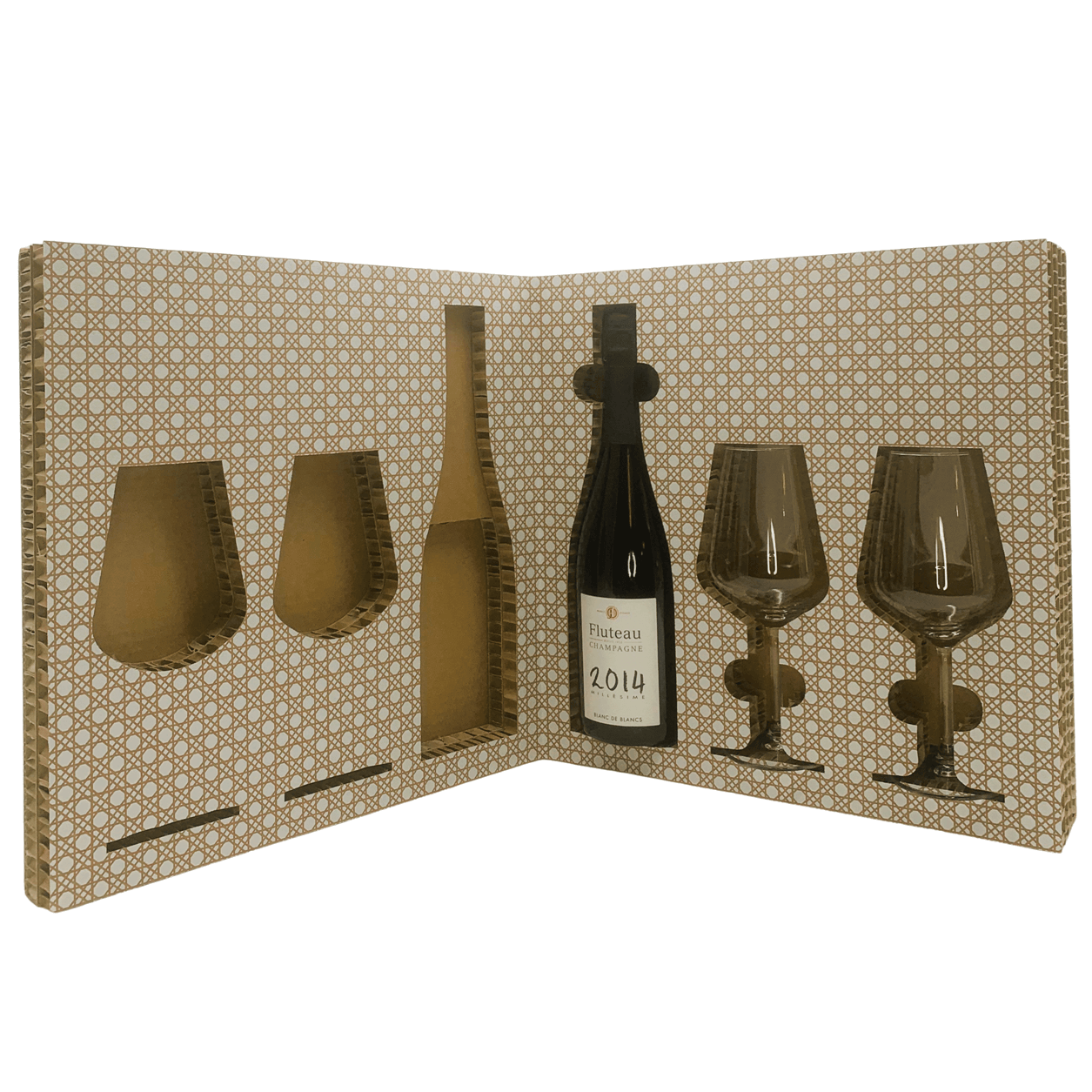 Elegante cofanetto Luxury con Calici in vetro
Ottima idea regalo per sorprendere con qualcosa di strepitoso ed elegante i tuoi amici
Materiali pregiati e ottime finiture, tutto completo per fare tu la confezione regalo, non dovrai pensare ad altro
Miscela dei nostri 3 appezzamenti di chardonnay, ciascuno situato in un villaggio diverso: Neuville-Sur-Seine, Gye-Sur-Seine e Courteron.
Le uve vengono cernite e il succo accuratamente selezionato per produrre una cuvée eccezionale