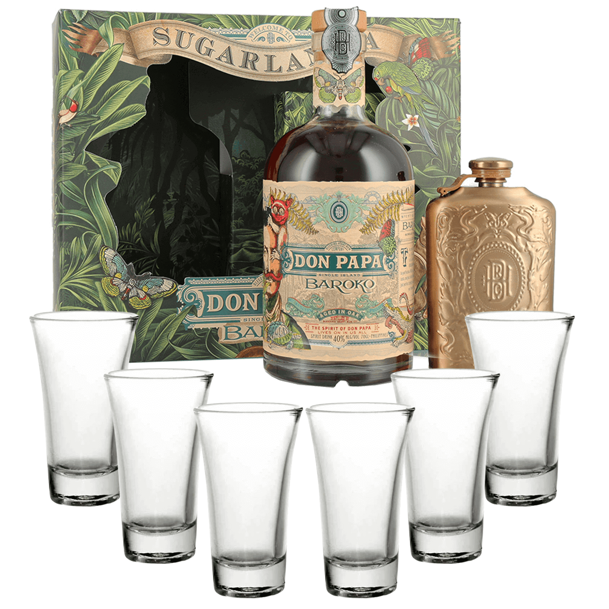 Don Papa Baroko invecchiato oltre 7 anni in fusti di quercia americana, ai piedi del monte Kanlaon.
Morbido e vanigliato, il Don Papa originale di una volta.
Ricetta Originale prima delle restrizione e del nuovo disciplinare.