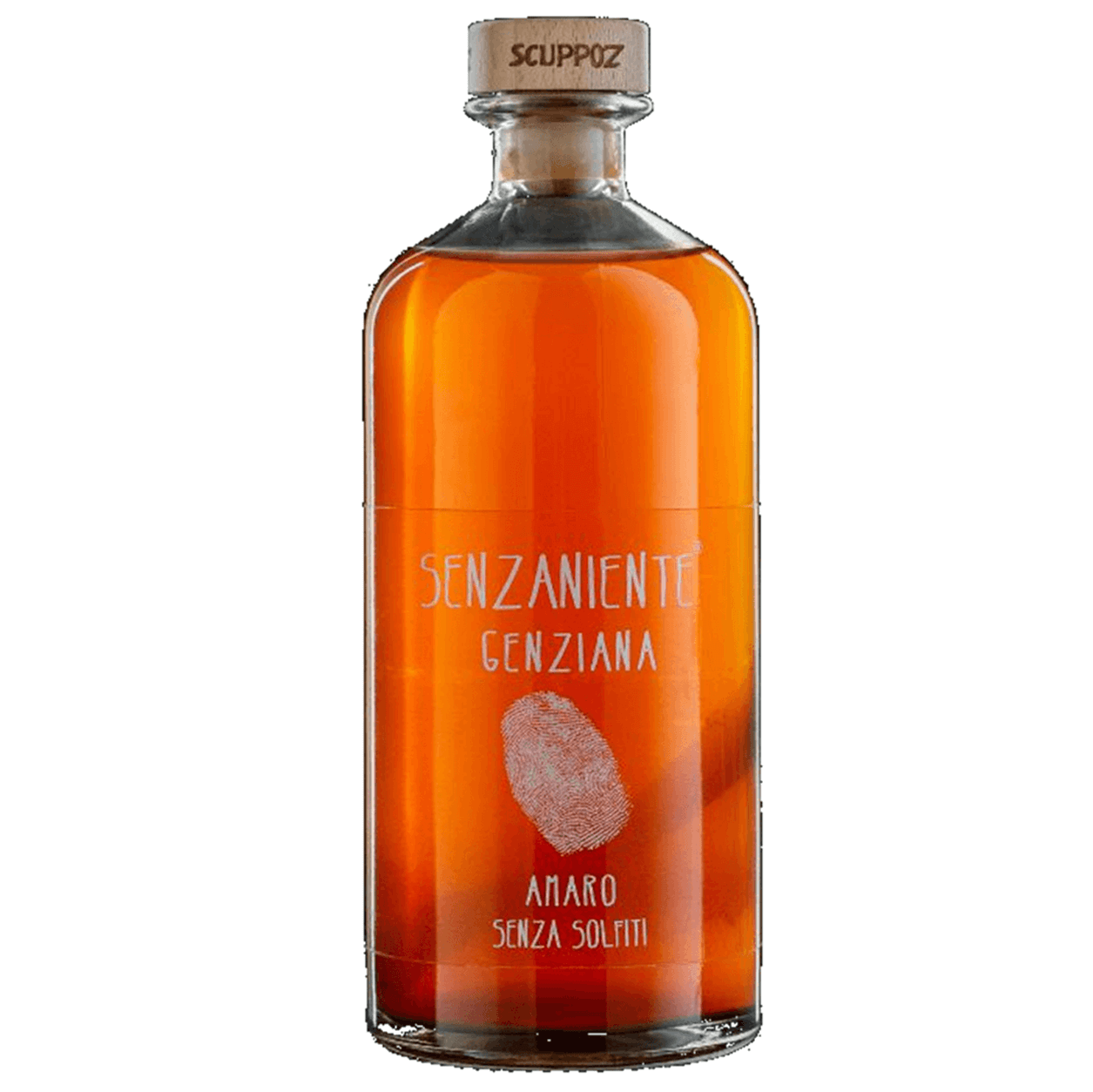 La Genziana senza niente è la versione più autentica di questo amaro.
Nasce da una collaborazione con l'azienda Marina Palusci.
È un'infusione lenta a freddo in un vino bianco SENZA SOLFITI AGGIUNTI, con all'interno pistilli di zafferano e testimone di genziana (Radice di Genziana lasciato all'interno della bottiglia).
Ingredienti: infuso di radici di Genziana in Vino Bianco 80% senza solfiti aggiunti, Alcool, Zucchero, radice di genziana e zafferano 19% Vol.