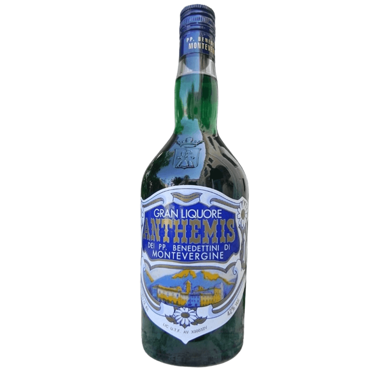 Liquore Anthemis dei Padri Benedettini Abbazia di Montevergine 70 cl 42%vol in busta regalo