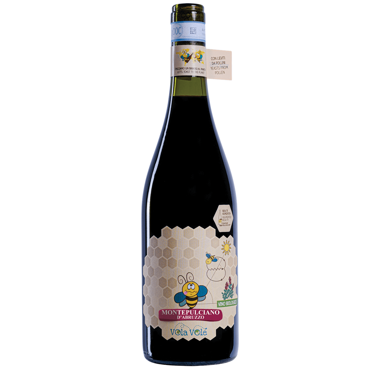 Vino biologico certificato per biodiversità in Abruzzo.
La cantina effettua la selezione dei lieviti sul polline proveniente dalla flora locale.
Da questo polline sono selezionati i lieviti per la fermentazione di questo vino, inoltre l'azienda certifica che durante tutto il processo non sono stati utilizzati prodotti animali, quindi adatta anche ai vegani più convinti
VISTA:
Rosso rubino intenso con lievi sfumature violacee,
tendenza al granato con l’invecchiamento.
OLFATTO:
Profumi di frutti rossi,