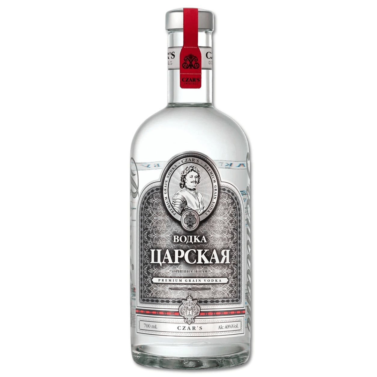 Ricetta unica per questa premium Vodka ritrovata nei documenti storici dell'epoca dell'imperatore Pietro il Grande.
Distillata 4 volte e passa 11 fasi di purificazione prima dell'imbottigliamento.
Tsarskaya la vodka per l'ostrica