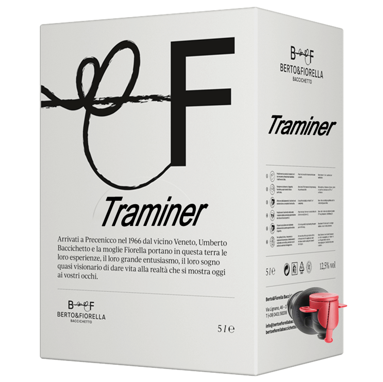 Colore: Giallo paglierino intenso.

Profumo: Penetrante, intenso e multi sfaccettato. Impatto floreale e fruttato di grande eleganza: note floreali di rosa bianca, canina, note erbacee come salvia, timo e origano, si uniscono a note aromatiche di frutta tropicale, litchi, ma anche pesca, albicocca, pera e mela.

Gusto: Complesso ed elegante. Attacco morbido con una leggera acidità. Ricchezza di sensazioni al palato che richiamano i profumi. Finale pieno e buona persistenza.