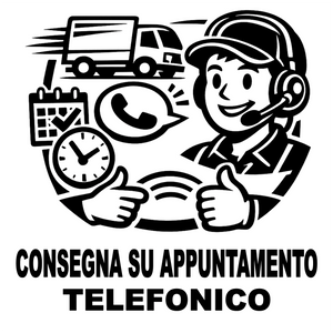 Decidi tu il giorno e l'ora insieme al corriere in cui preferisci ricevere la tua consegna

Nei giorni successi alla spedizione verrai contattato direttamente dal corriere per mettervi d'accordo sul giorno e sugli orari di consegna, nei limiti di orari e giorni di lavoro disponibili per la tua zona.