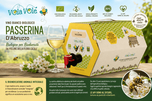 Passerina Vola Volè Orsogna Bio Vegan im Bag in Box 3 Liter Weißwein