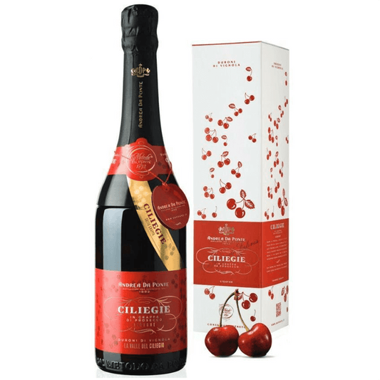 Dolci duroni di Vignola dalla Valle del Ciliegio vicino a Modena riposano per 5 mesi nella Grappa da Prosecco per dare vita ad un prodotto estremamente prezioso che subito conquista, grazie agli aromi di ciliegia che si sprigionano in una rara armonia fra succo e distillato. 

Da assaporare fresca con alcune ciliegie e il loro liquore oppure con gelato alla vaniglia o fiordilatte.

Ciliegie è proposta nell’originale vaso a forma di bottiglia.