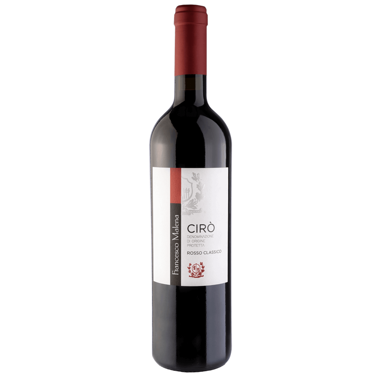 Di colore rosso rubino con riflessi violacei nella giovinezza.

Profumo di frutta rossa, gradevole, persistente.

In bocca si rivela di bella pienezza, profondo, pieno, rotondo, armonico, persistente con finale di liquirizia.

Ottenuto da uve Gaglioppo, coltivate con ridotta produzione per ceppo nei nostri vigneti in Cirò Marina.