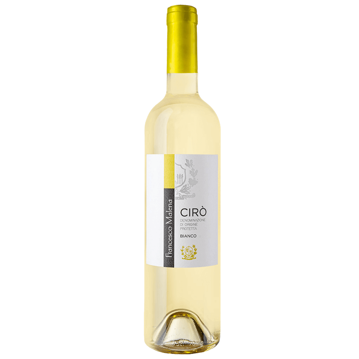 Di colore giallo paglierino con intensi riflessi accesi.

Il suo bouquet è un insieme di fragranze floreali e fruttate.

Spiccano sentori di frutta esotica, agrumi, mela verde e pera.

Il suo gusto non è solo volume, potenza, struttura ma anche aromaticità, equilibrio, armonia.

Grande espressione di eleganza e ottima longevità.

Ottenuto da uve Greco bianco in purezza, cultivar antica arrivata a noi in epoca magno greca. 