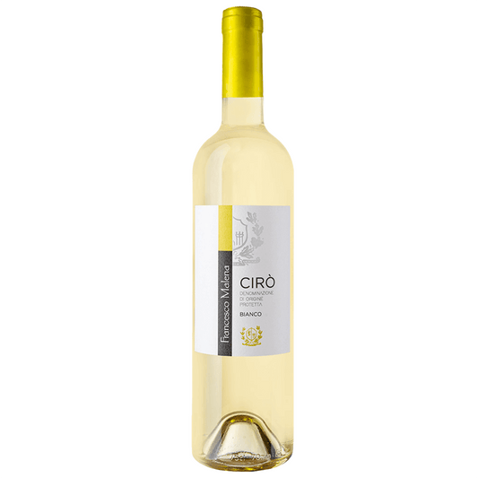 Di colore giallo paglierino con intensi riflessi accesi.

Il suo bouquet è un insieme di fragranze floreali e fruttate.

Spiccano sentori di frutta esotica, agrumi, mela verde e pera.

Il suo gusto non è solo volume, potenza, struttura ma anche aromaticità, equilibrio, armonia.

Grande espressione di eleganza e ottima longevità.

Ottenuto da uve Greco bianco in purezza, cultivar antica arrivata a noi in epoca magno greca. 