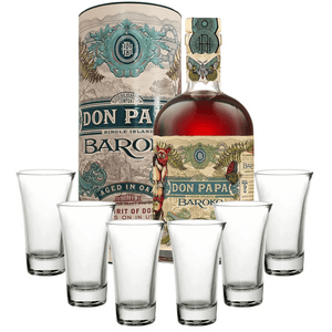 Don Papa Baroko invecchiato oltre 7 anni in fusti di quercia americana, ai piedi del monte Kanlaon.

Morbido e vanigliato, il Don Papa originale di una volta.

Ricetta Originale prima delle restrizione e del nuovo disciplinare sull'importazione dei Rum.