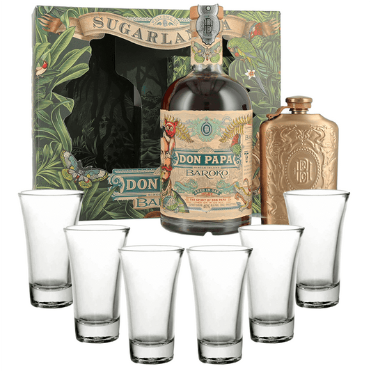 Don Papa Baroko invecchiato oltre 7 anni in fusti di quercia americana, ai piedi del monte Kanlaon.

Morbido e vanigliato, il Don Papa originale di una volta.

Ricetta Originale prima delle restrizione e del nuovo disciplinare.