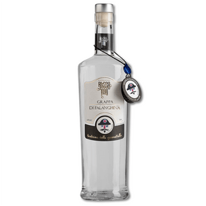 Confezione regalo con Grappa di Falanghina 70cl Distillatori Russo e 6 bicchierini in vetro
