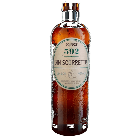 Lo abbiamo chiamato “scorretto” per l’aggiunta di particolari botaniche e spezie.

Botaniche utilizzate: ginepro, erbe mediterranee, cardamomo, rosmarino, basilico.

I cippi di confine dividevano il Regno della Chiesa dallo stato borbonico; 592 è il numero del cippo che circoscriveva la nostra posizione: Valle Castellana.

Il territorio in cui siamo collocati, il nostro punto di partenza.

Siamo confinati come tradizioni e sapori in Abruzzo ma vogliamo sconfinare portando con noi la qualità e la storia dell