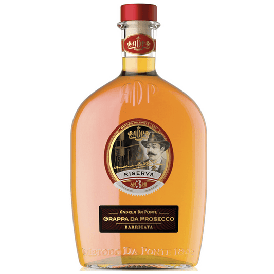 Una grappa limpida e sincera, dal color giallo paglierino, nata dalla selezione di vinacce bianche e rosse di qualità superiore dei colli di Conegliano e invecchiata 3 anni in fusti di rovere di Slavonia.

Il suo bouquet è reso unico dalle delicate essenze di fiori e legni balsamici che invitano il palato ad appropriarsi del suo gusto morbido e deciso, puro nelle sue note vanigliate che si aprono a sentori di mela e sfumature di crosta di pane.