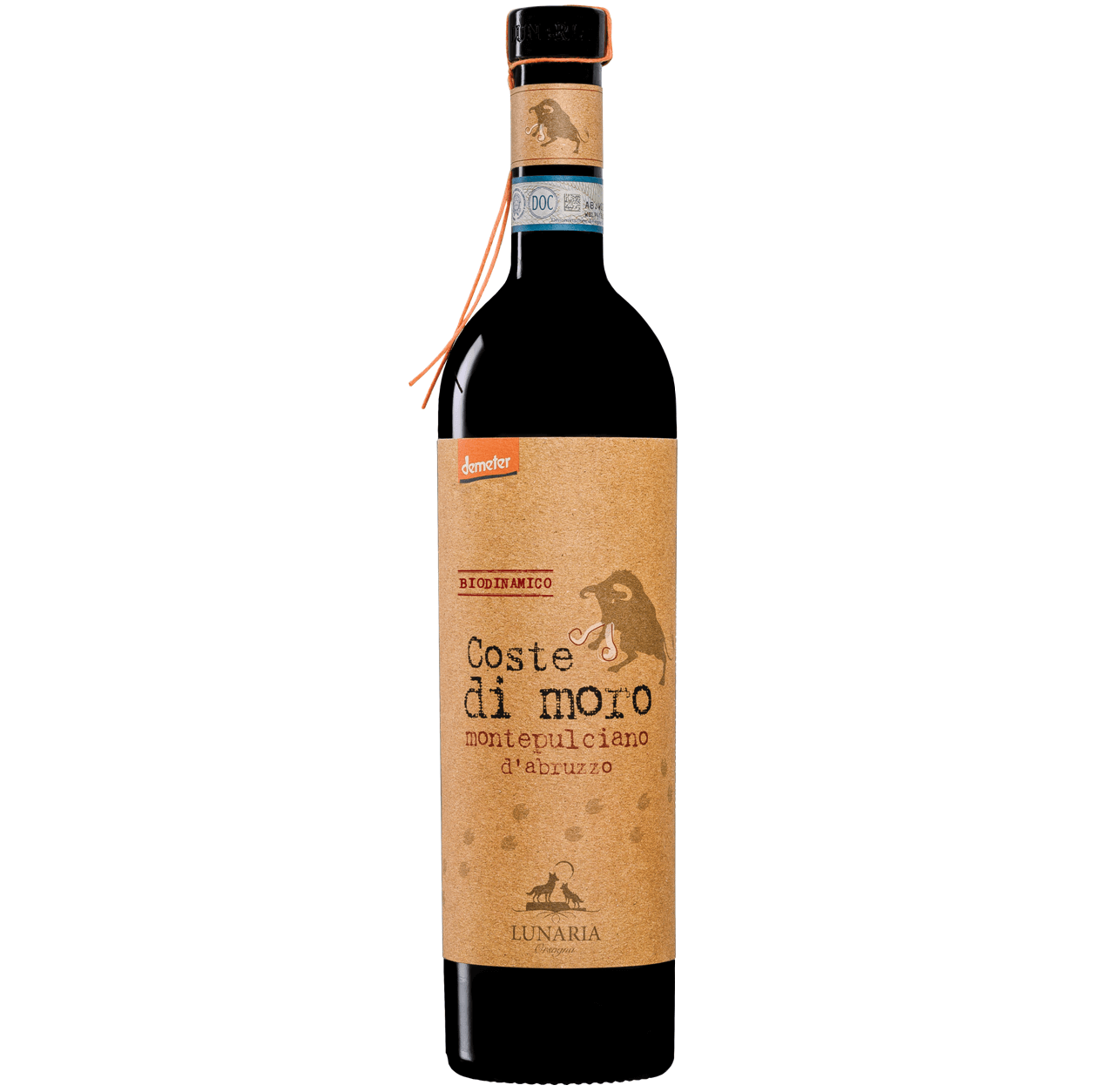 Montepulciano d'Abruzzo Coste di Moro Lunaria Orsogna Bio Demeter Vegan