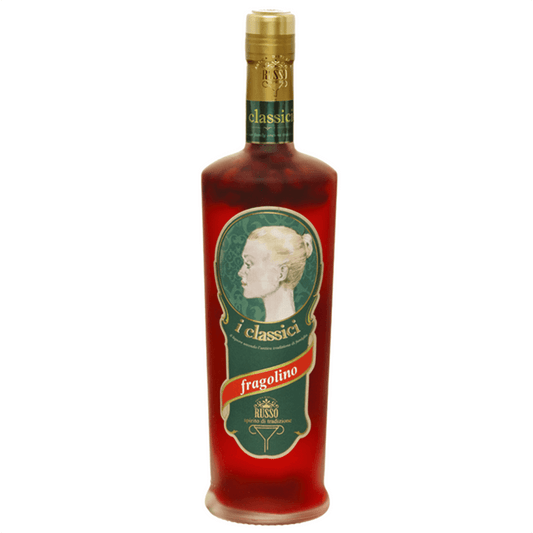 Liquore Fragolino 70cl con Fragoline selvatiche Distillatori Russo 1899 in busta regalo