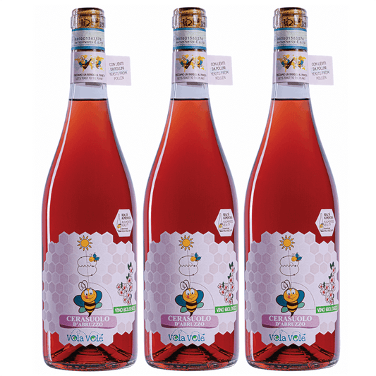 3x Cerasuolo d'Abruzzo Doc Vola Volè Orsogna Biologico Biodiversity Friend Vegan 3x75cl