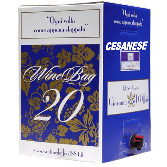 5 Litri Cesanese Lazio Rosso Cantine D'Offizi Giovanni Wine bag in box