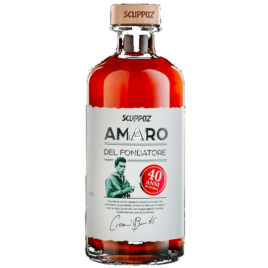 Amaro del Fondatore Benito Cicconi Scuppoz Abruzzo 35%vol in busta regalo