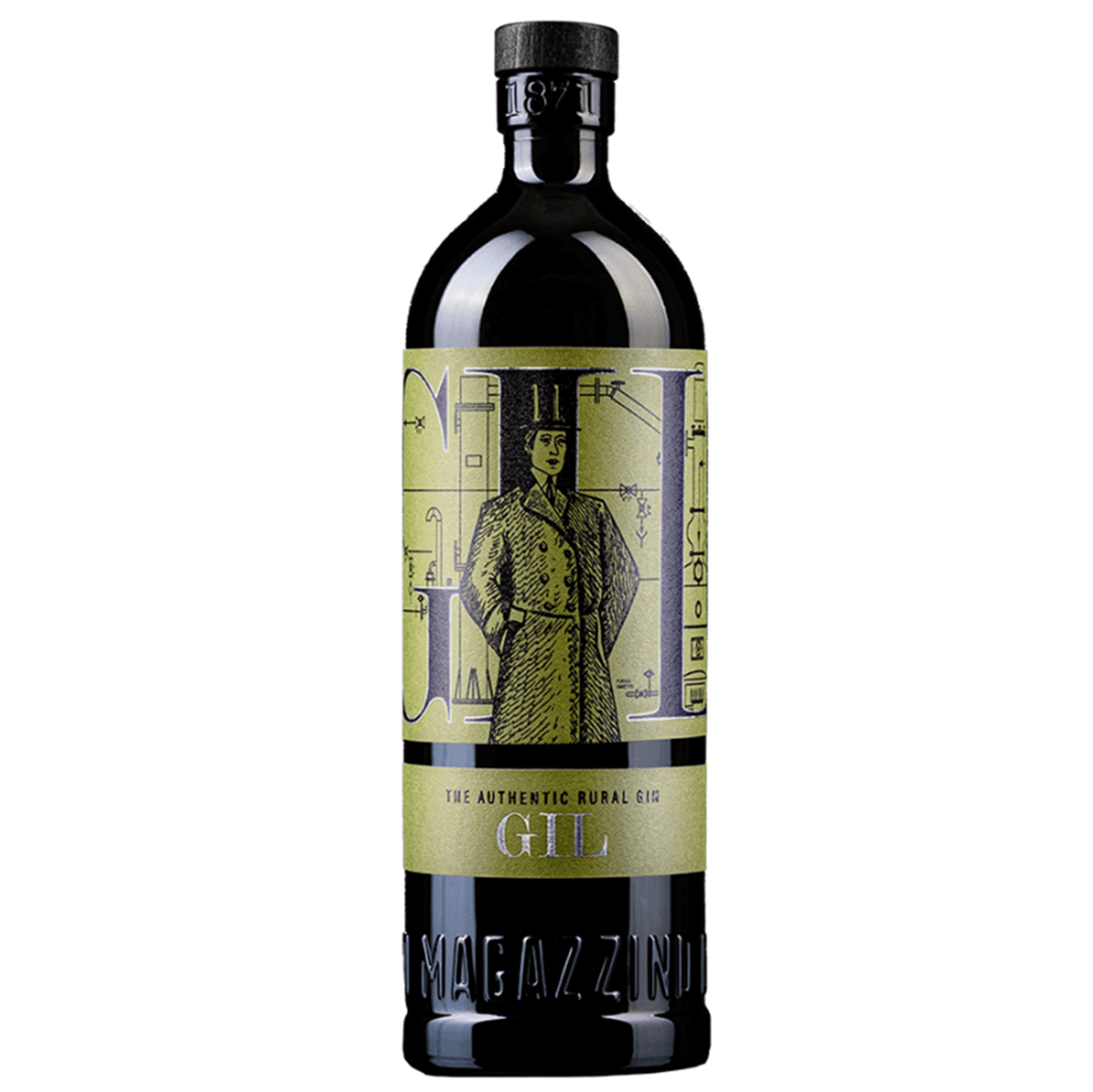 Gil Gin Rurale Autentico Artigianale 70cl Vecchio Magazzino Doganale Calabria in busta regalo