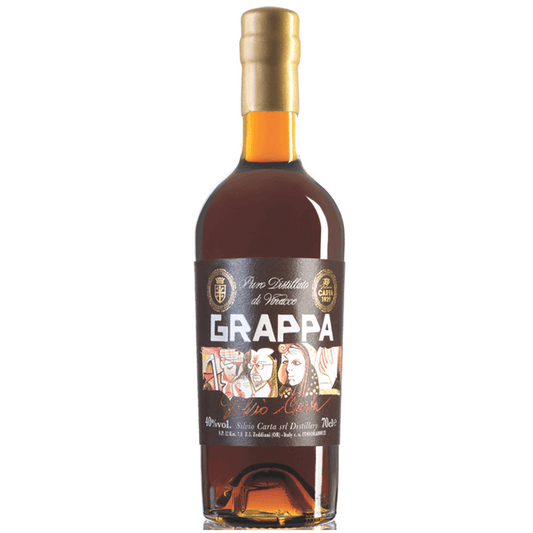 Grappa Scura Invecchiata di vinaccia Silvio Carta 70cl