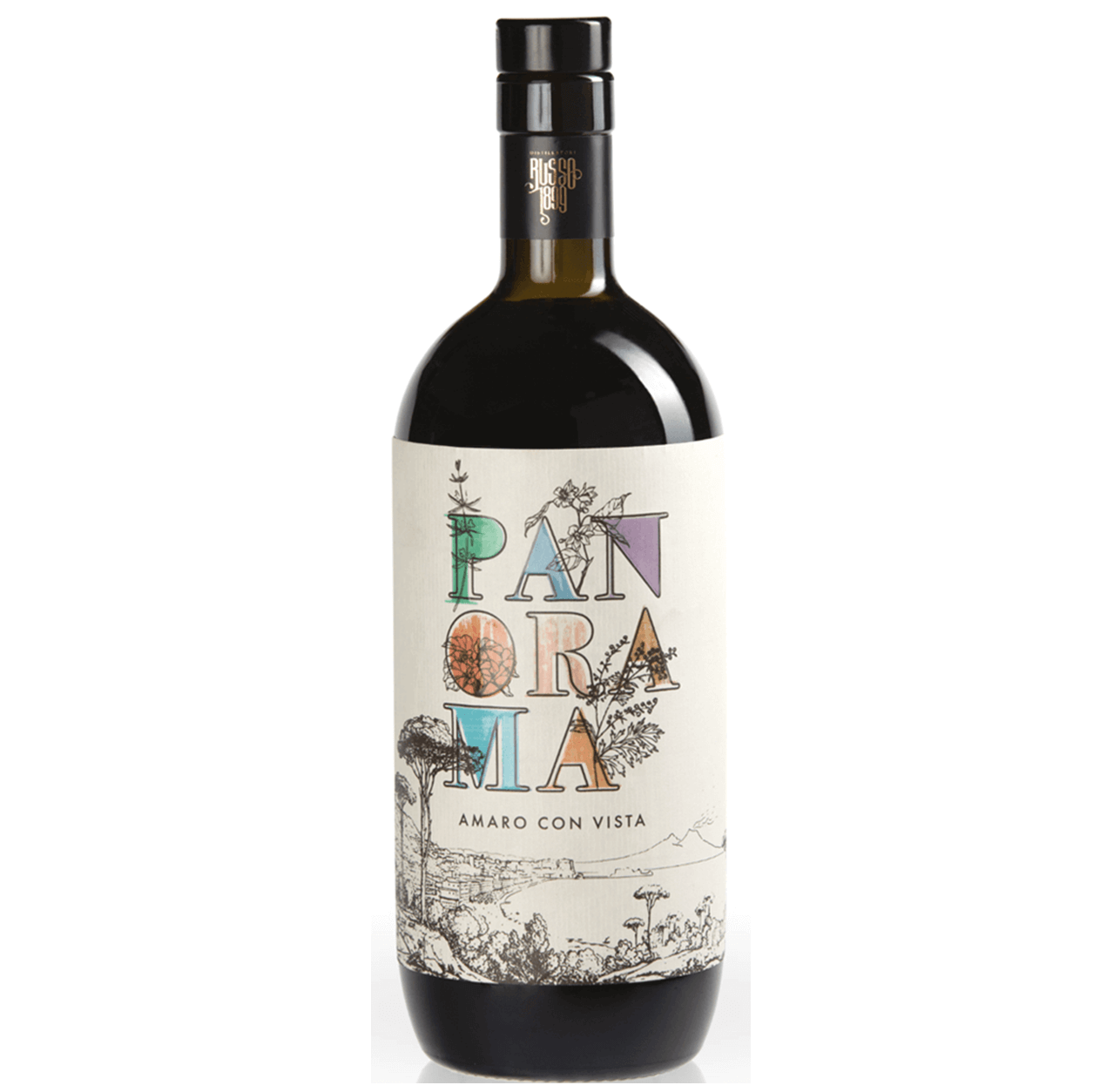 Amaro Panorama Artigianale 70cl Distillatori Russo 1899 in busta regalo