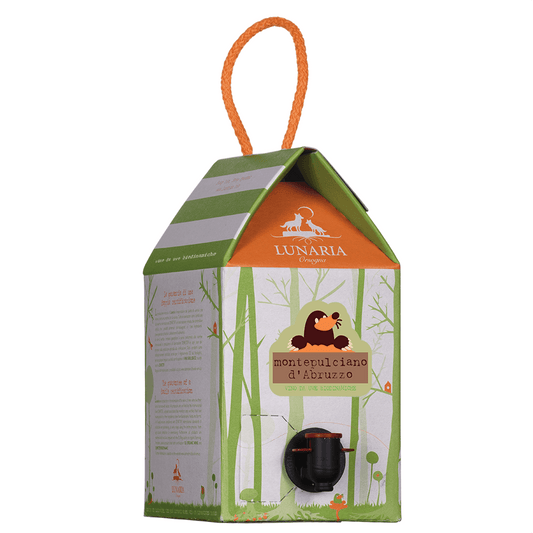 Bag in Box Montepulciano d'Abruzzo Dop Lunaria Orsogna Biodinamico Demeter Vegan 3 litri