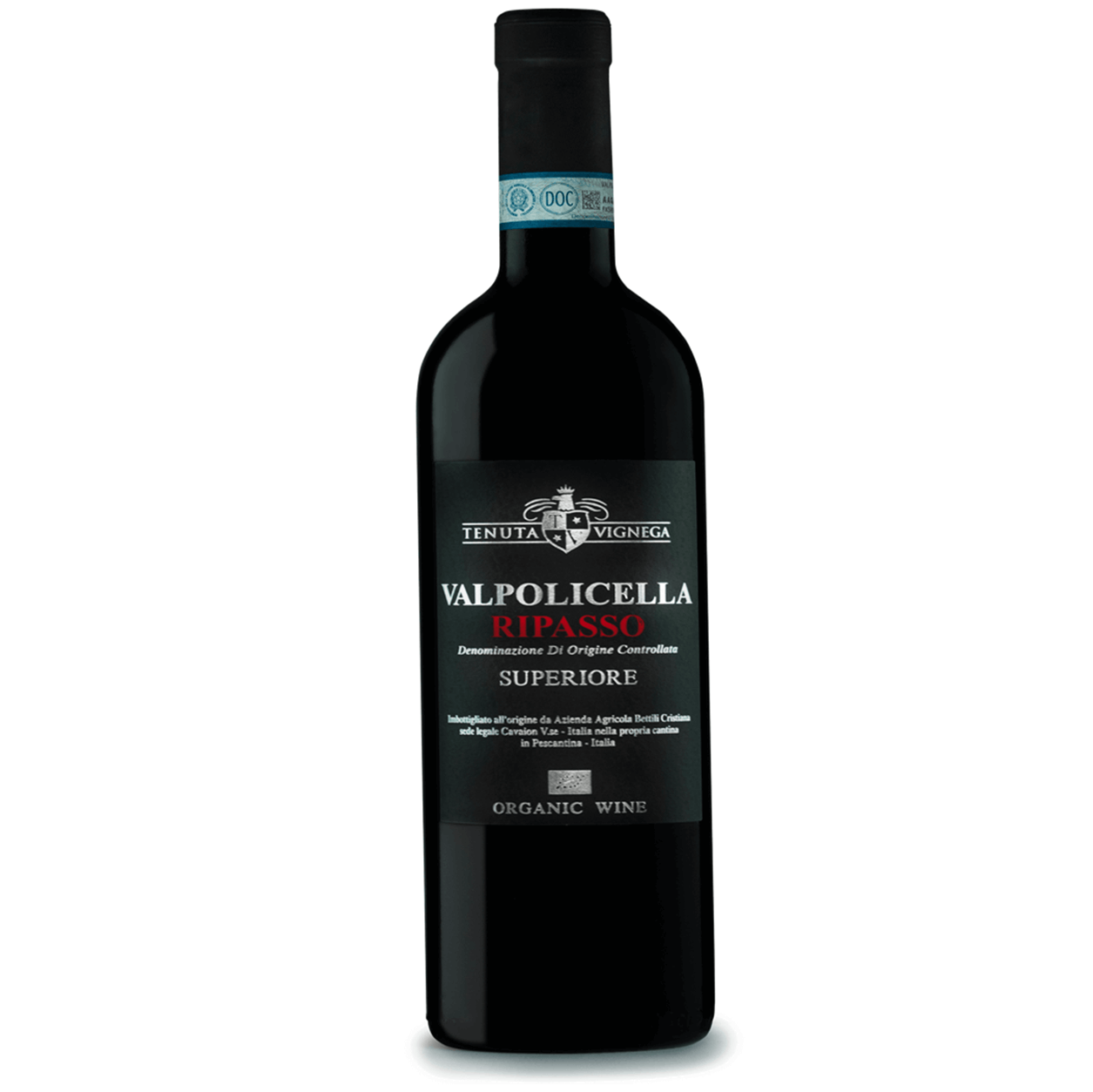 Magnum Valpolicella Ripasso Superiore DOC Tenuta Vignega Bio 2019 Az. Agr. Cristiana Bettili Astucciata