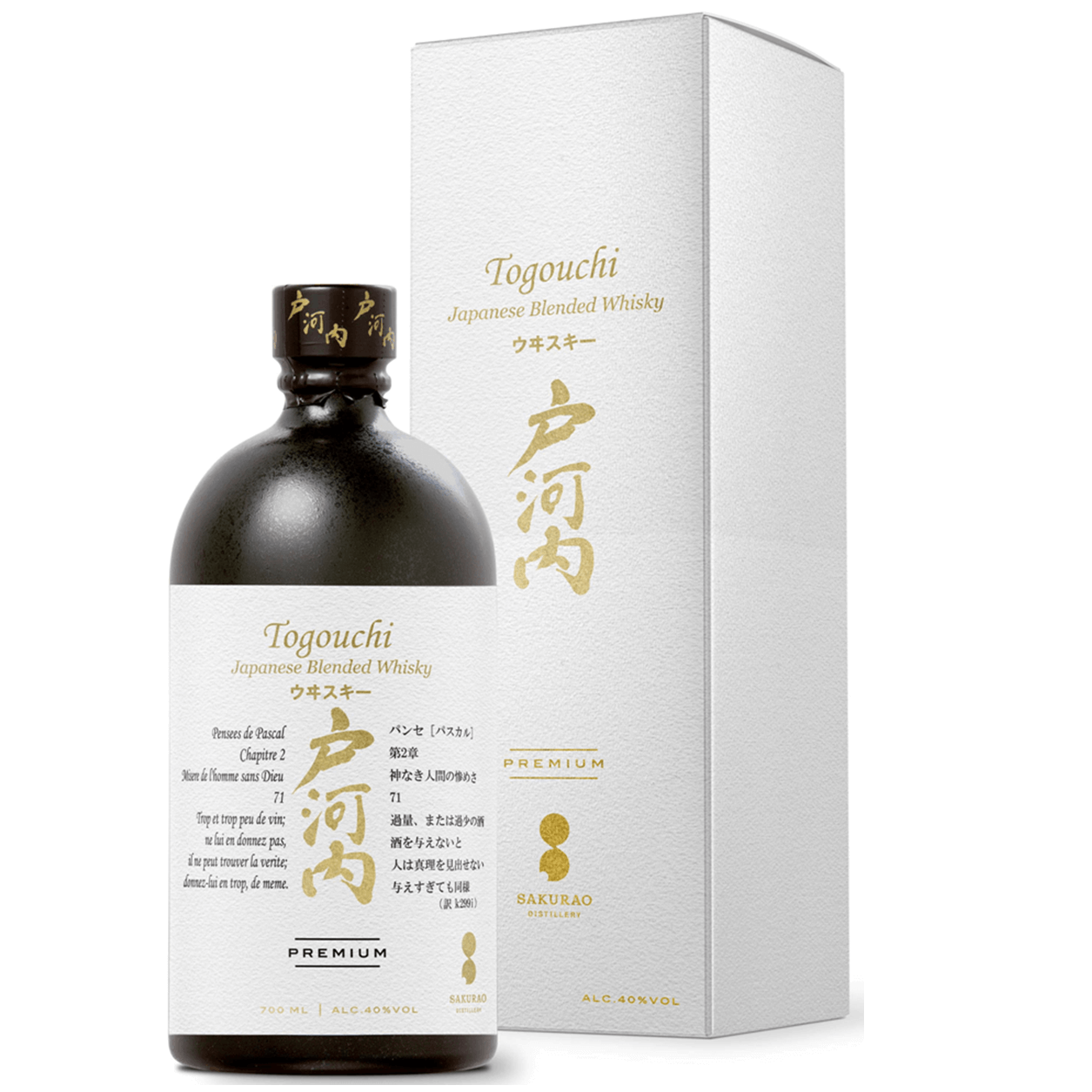 Whisky Giapponese Togouchi Premium Sakurao (astucciato)