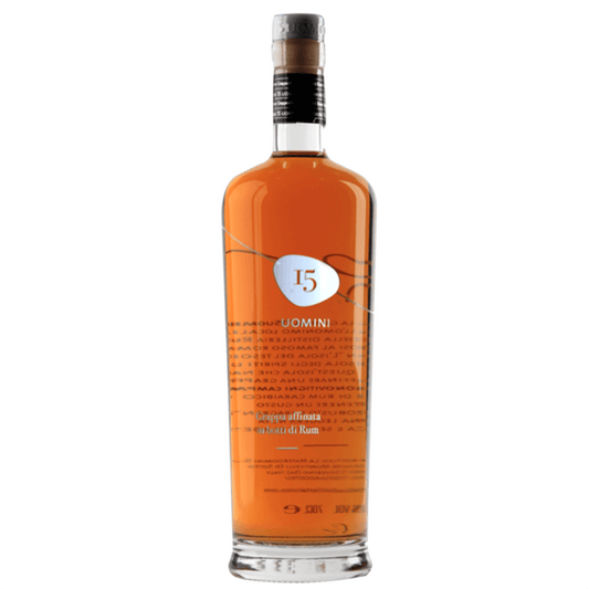 Grappa 15 Uomini affinata in botti da Rum e Taurasi Distillatori Russo 1899 70cl in busta regalo