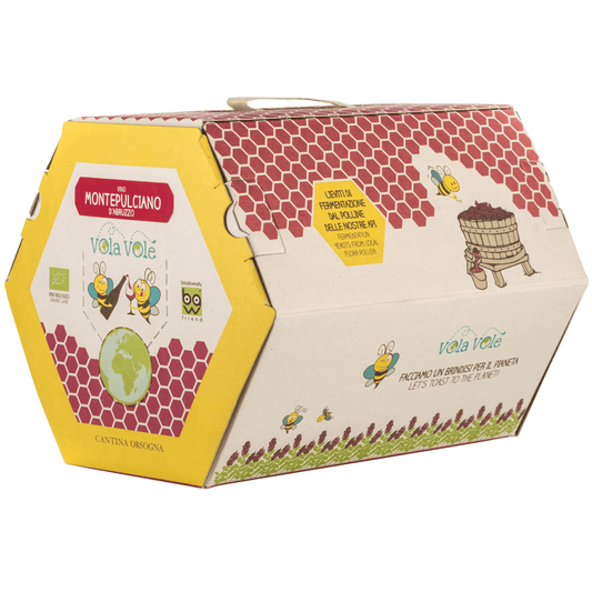 Montepulciano d'Abruzzo Dop bag in box 3 litri Vola Volè Orsogna Bio Vegan