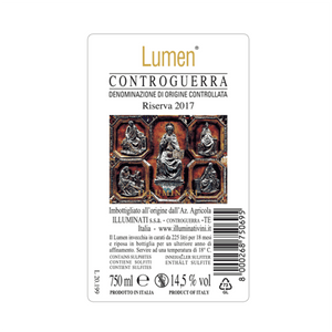 Lumen Riserva Montepulciano d'Abruzzo DOC 2017 Controguerra 14.5%vol Illuminati Az. Agr. Controguerra