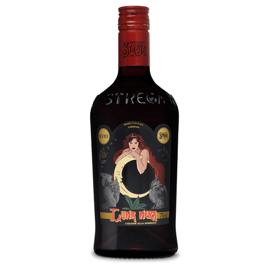 Unica nel suo genere, la Luna Nera è il nostro liquore scuro alla sambuca.

Il gusto è piacevolmente dolce, intenso e ricco, con una piacevole persistenza delle note di anice.

Ideale dopo il caffè e anche on the rocks o con l’aggiunta di un chicco di caffè, è un classico reinventato, grazie al misterioso colore scuro dai riflessi violacei.