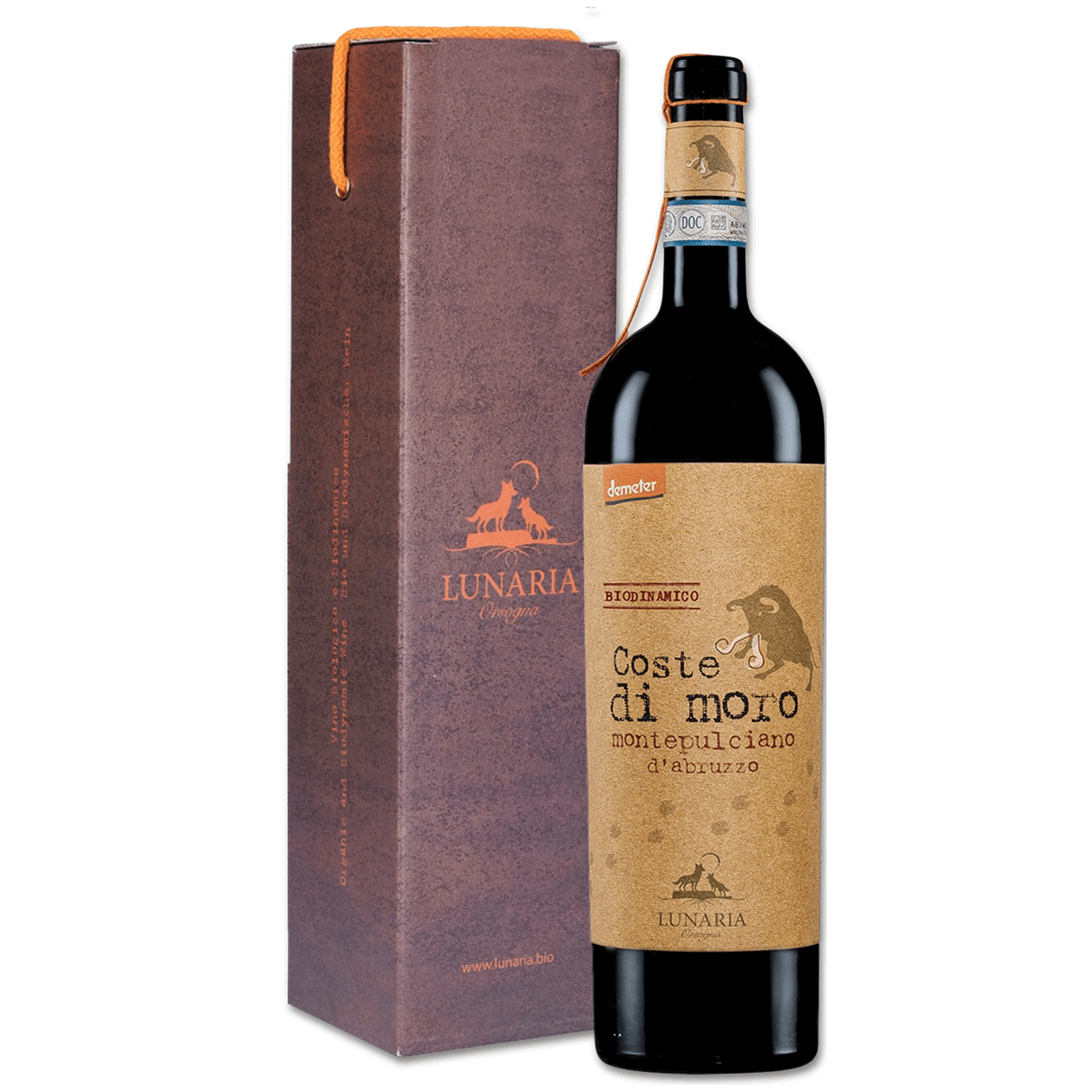 Rosso rubino impenetrabile, al naso frutta rossa e confettura di amarena su tutto, lievi note di cacao e tostature ne completano il bouquet.

In bocca è caldo, giustamente tannico e quindi morbido, intenso, e con il tipico finale ammandorlato.