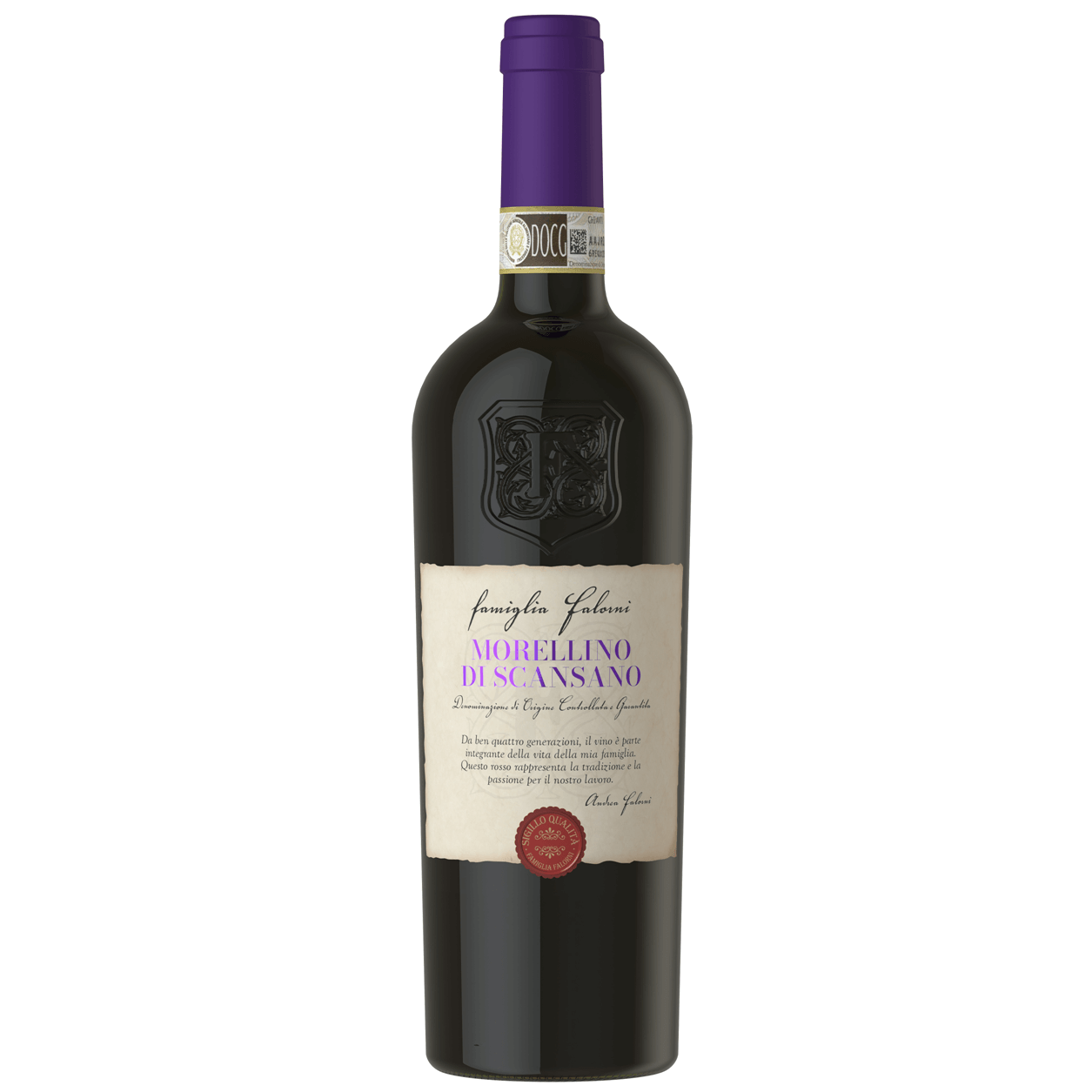 È il risultato di un'attenta selezione ristretta all'area di produzione situata in Maremma, la parte meridionale della Toscana compresa tra i fiumi Ombrone e Albegna. Le uve raccolte a mano vengono immediatamente messe a macerare e fermentare per 20 lunghi giorni.
Il vino dopo un periodo di maturazione completa il suo affinamento con un breve passaggio ;in barriques prima di essere messo in bottiglia.

Colore rosso rubino tendente al granato con l’invecchiamento.
Profumo intenso, vinoso, 