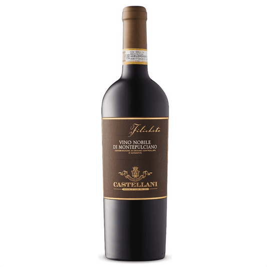 Colore rubino brillante, tendente al granato con invecchiamento, al naso ha profumi intensi, eterei, di ciliegia matura, prugna e viola, sapido, equilibrato e persistente, dal tannino morbido e vellutato 