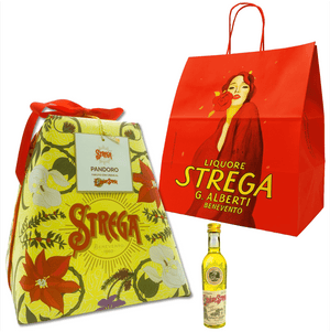 Il Pandoro Strega Alberti è ottenuto dalla lievitazione naturale e da ingredienti accuratamente selezionati. La gustosa e leggera crema al Liquore Strega gli conferisce un sapore unico ed inconfondibile.

Con Mignon di Liquore Strega per bagnare il panettone. Sublime!

🎁 In confezione regalo per sorprendere i tuoi amici, non devi pensare tu alla confezione.