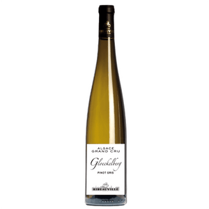 Questo Pinot Gris Grand Cru Gloeckelberg ha un naso molto tipico del vitigno con un attacco pulito e una bella morbidezza dovuta alla dolcezza. 

Palato fine, con note di albicocca candita.

Lunga persistenza dovuta all'amabile morbidezza naturale.

Vigneto collinare interamente raccolto a mano sulla famosa faglia geologica di Ribeauvillé che offre un'incredibile diversità di terroir.