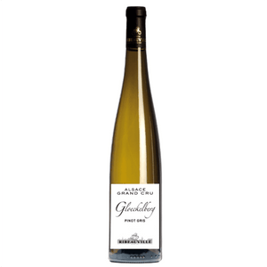 Questo Pinot Gris Grand Cru Gloeckelberg ha un naso molto tipico del vitigno con un attacco pulito e una bella morbidezza dovuta alla dolcezza. 

Palato fine, con note di albicocca candita.

Lunga persistenza dovuta all'amabile morbidezza naturale.

Vigneto collinare interamente raccolto a mano sulla famosa faglia geologica di Ribeauvillé che offre un'incredibile diversità di terroir.