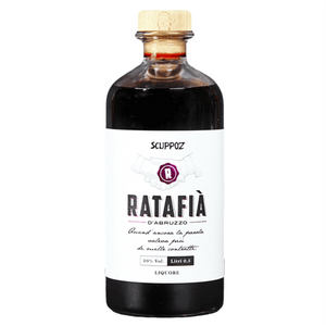 La Ratafià Scuppoz è una miscela a base vino rosso con amarene. 

La dolcezza del vino conferisce un giusto equilibrio di sapori con le amarene. 

Tutto il processo per la preparazione del liquore Ratafià avviene artigianalmente, attraverso un costante lavoro di infusione che mira a garantire la miglior qualità possibile del prodotto finale.