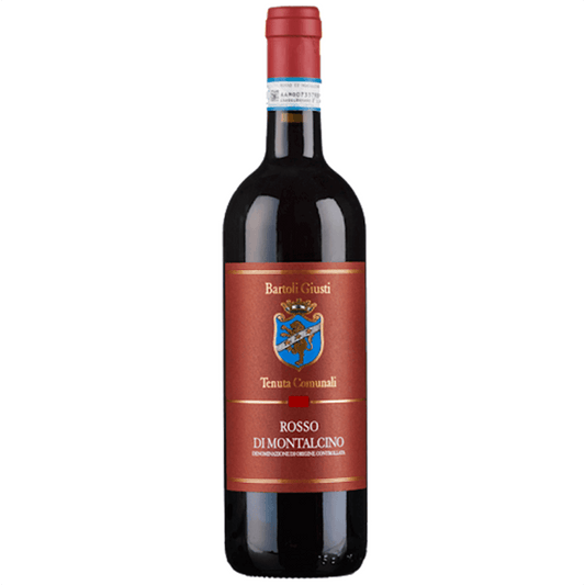 Colore: rosso rubino intenso

Profumo: intenso, fruttato e persistente

Sapore: asciutto, armonico e leggermente tannico

Il Rosso di Montalcino Bartoli Giusti - Tenuta Comunali ha il medesimo uvaggio del Brunello di Montalcino, ma è più giovane. 

Unisce quindi ad una grande struttura caratteristiche di particolare personalità, vivacità e freschezza.

E’ preferibile bere il Rosso di Montalcino ancora giovane anche se può resistere bene all’ invecchiamento.