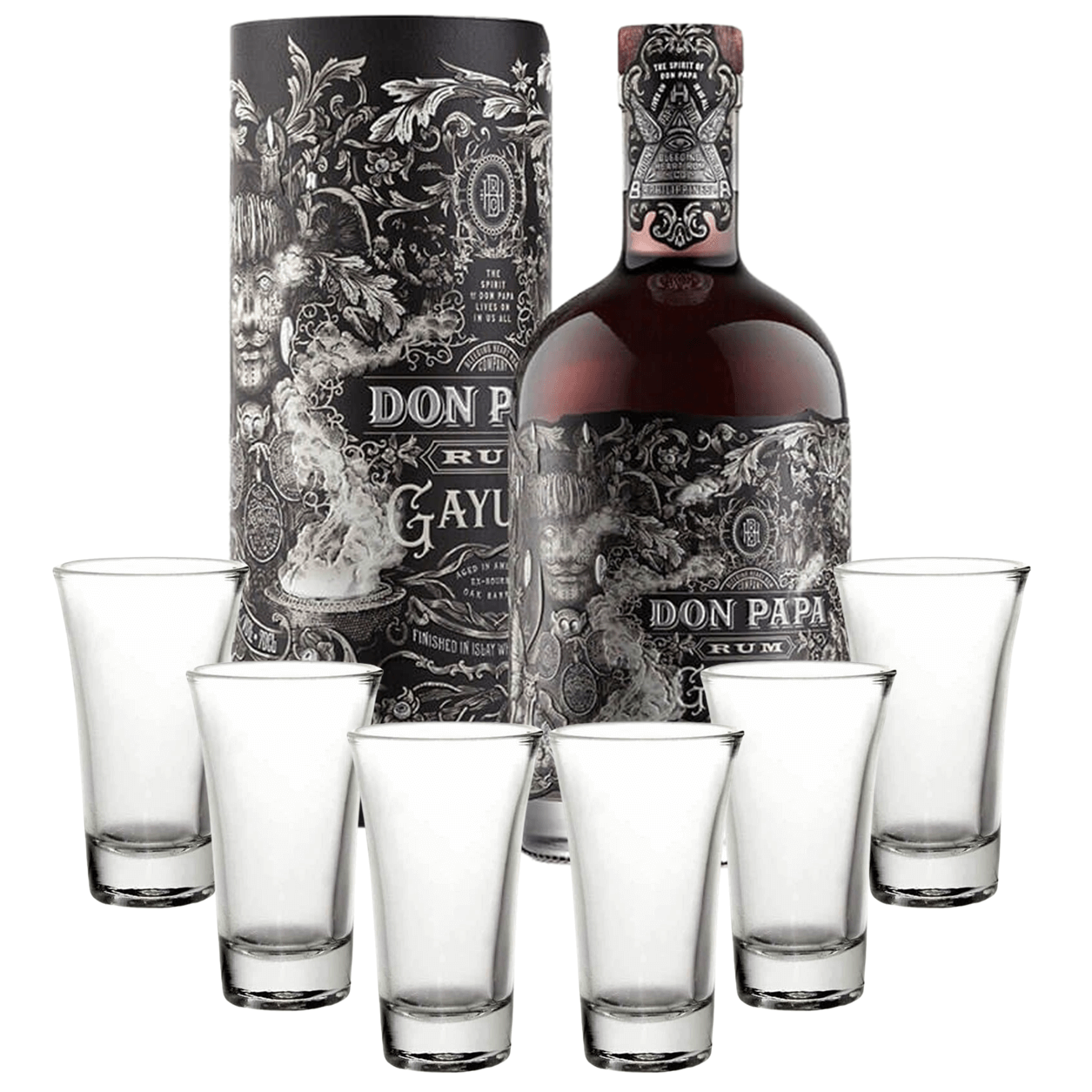 Gayuma, che significa "pozione d'amore", è stato creato proprio come l'antica bevanda utilizzata in questi riti folcloristici dai quali trae ispirazione.
Don Papa Gayuma è un’edizione limitata di Rum distillato e invecchiato sull’Isola di Sugarlandia prima di essere delicatamente affumicato.
Realizzato utilizzando al 100% melassa di zucchero di canna proveniente dall’Isola di Negros,
Don Papa Gayuma è distillato e invecchiato nel clima unico presente nei dintorni del vulcano, alle pendici del Monte Kanlaon