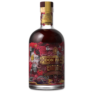 Don Papa Quincentennial è un rum maturato con il doppio invecchiamento e imbottigliato a gradazione piena.

Invecchia in botti di rovere americano bourbon Whisky e successivamente affina in botti da vino Porto.

Rilasciato per commemorare il quinque centenario della prima circumnavigazione della Terra un viaggio epico che portò infine allo sbarco degli spagnoli nelle Filippine.

Solo 500 bottiglie numerate singolarmente di questo rum super premium sono disponibili a livello globale.

Colore: Ambrato chiaro 