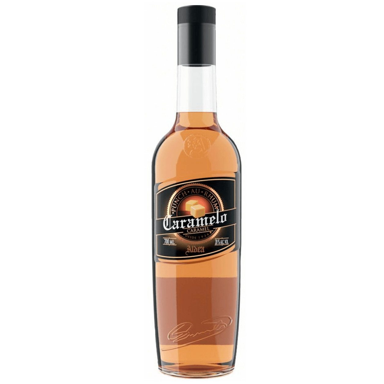 È forse il prodotto alcolico più tipico delle Isole Canarie.

È ottenuto unendo il Ron Añejo agricol prodotto da succo fresco di canna da zucchero canaria con il caramello, quindi nessun ricorso ad alcool neutro né ad aromi artificiali. 

La Distilleria Aldea venne fondata nel 1936 da Manuel Quevedo Alemán sull’isola di Gran Canaria. 

L’isola di La Palma offre il giusto mix di natura, storia, cultura, tradizione, capacità artigianali e qualità; la produzione attuale mantiene la stessa passio