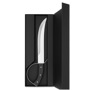 Scatola regalo con sciabola pesante per effettuare il sabrage, ovvero apertura dello champagne o spumante effettuata facendo saltare il collo in vetro della bottiglia. cm 43x11,8x2,3