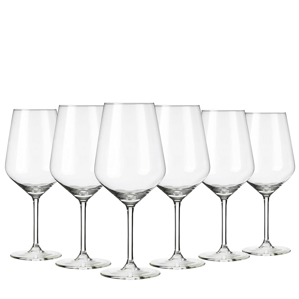 Bicchiere da vino da 530 ml
I bicchieri perfetti per una bottiglia speciale di vino rosso o bianco in occasioni speciali!
Per la gastronomia o gli eventi, questi calici da vino sono ideali 
Grazie alla particolare forma a calice svasato sono idonei anche per champagne o vini spumanti esaltando la formazione di perlage
Contenuto della confezione: 6 bicchieri in vetro, dimensioni: Ø 7,7 cm/ 21,7 cm/530 ml
Prodotti in Olanda e design Tedesco