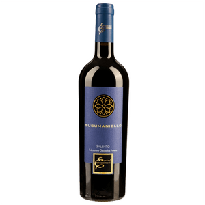 Il Vino Susumaniello IGP Salento è un vino rosso intenso, con sfumature aranciate, che incanta per il suo corpo pieno e la sua struttura armoniosa.

Grazie ai suoi tannini morbidi e all'effetto degli alcoli, si presenta come un compagno ideale per cene importanti e momenti speciali. 