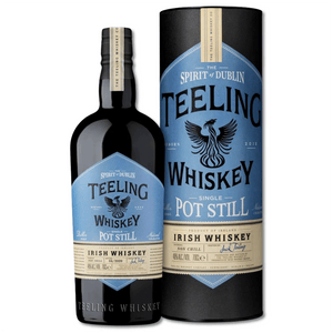 Teeling Single Pot Still è interamente distillato e invecchiato a Dublino. E’ un irish whisky a tripla distillazione. Distillato nel 2015, ha subito un processo di invecchiamento in botti vergini, ex-bourbon ed ex-sherry, quindi è stato imbottigliato a 46% senza essere filtrato e senza subire ulteriori lavorazioni.
NOTE DI DEGUSTAZIONE
Al naso si avvertono sentori erbacei, floreali e biscottati.
Al palato si percepiscono note di frutta fresca e pepe.

Aromi di cannella, pompelmo