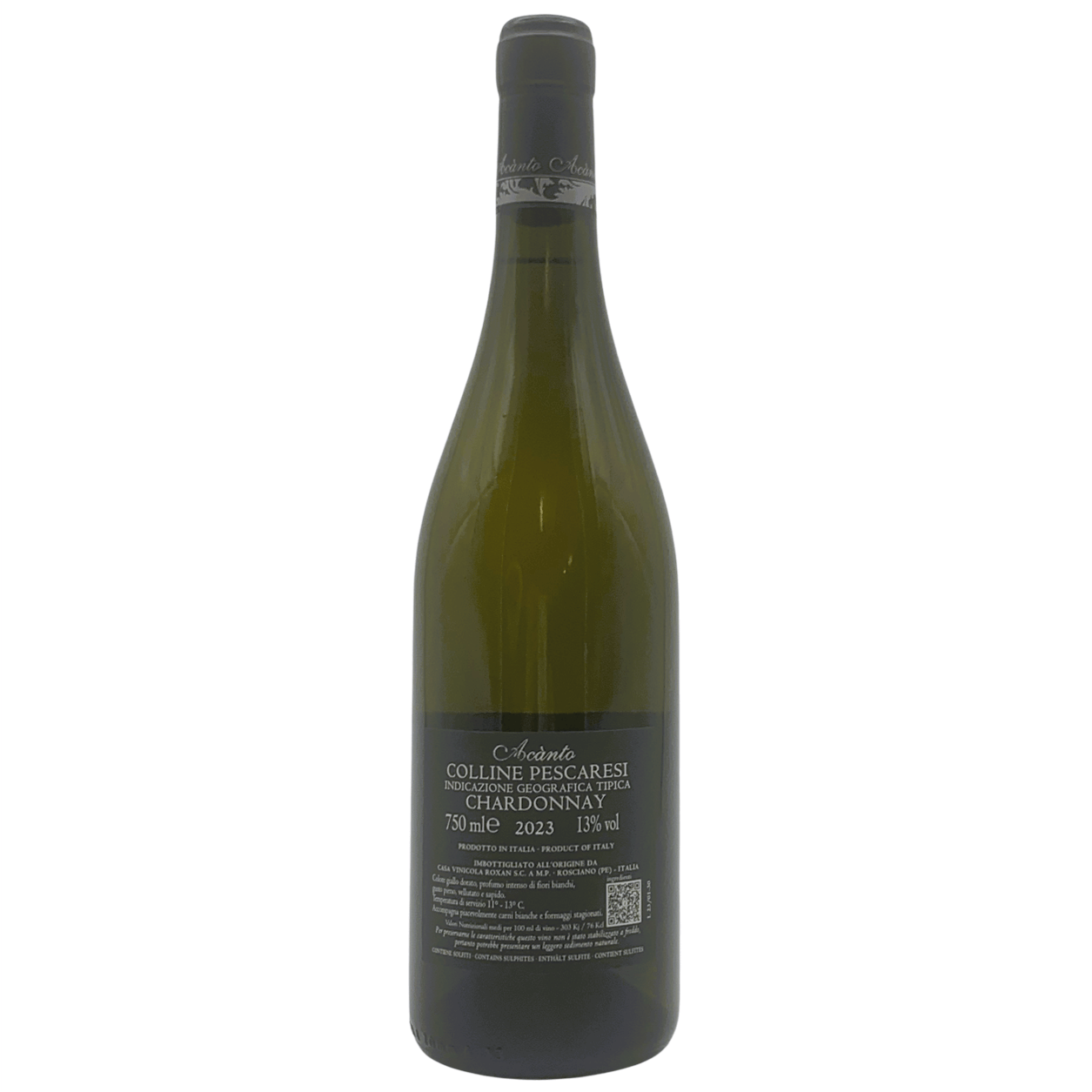 Chardonnay Colline Pescaresi Acanto Casa Vinicola Roxan 13%vol